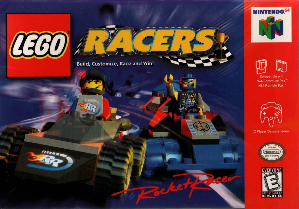 LEGO Racers box art for Nintendo 64